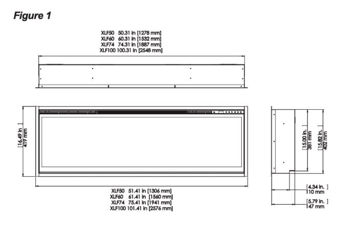 Elektrinis židinys Dimplex IGNITE XL100" 11