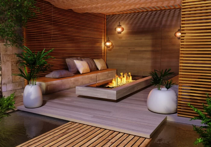 Biožidinys EcoSmart Fire Linear Curved 65 2