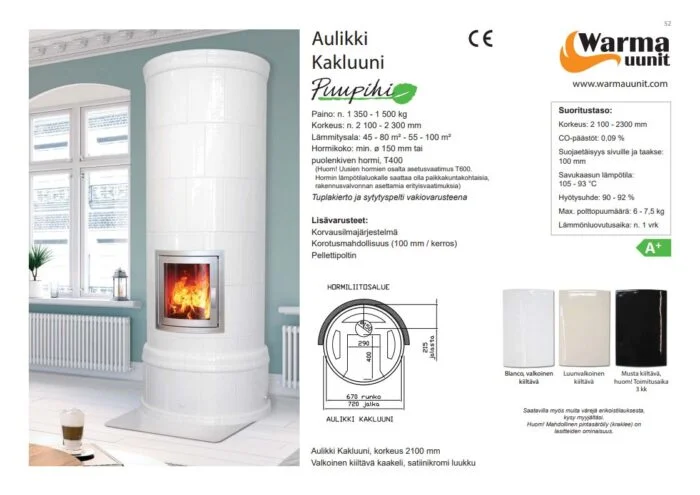 Warma-Uunit Aulikki Classic Koklinis su karūnomis 2