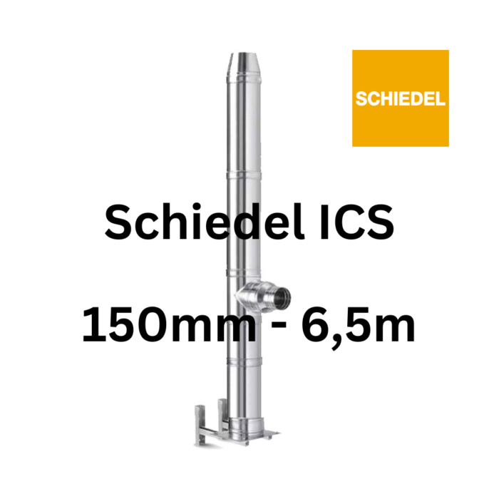 Schiedel ICS komplektas (50mm apšiltinimas, 150mm diametras, 6,5m aukštis) 1